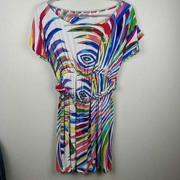 Colorful Flowy Dress - Picture 2 of 12